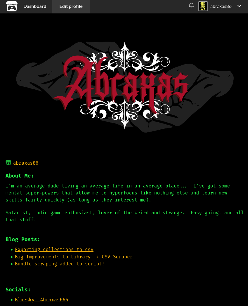 Itch.io Preview